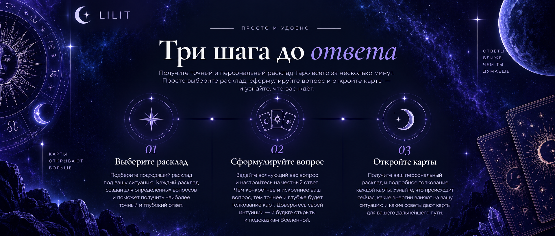Три шага до ответа